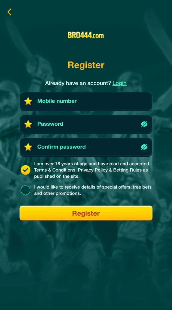 Bro444 Game Register